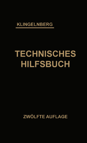 Klingelnberg Technisches Hilfsbuch