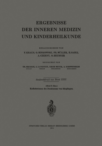 Katheterismus des Duodenums von Säuglingen