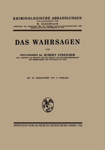 Das Wahrsagen