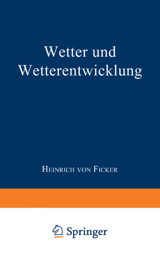 Wetter und Wetterentwicklung