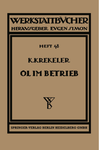 Oel im Betrieb