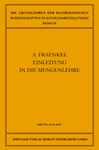 Einleitung in die Mengenlehre