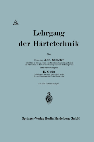 Lehrgang der Härtetechnik