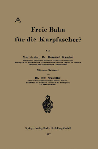 Freie Bahn für die Kurpfuscher?
