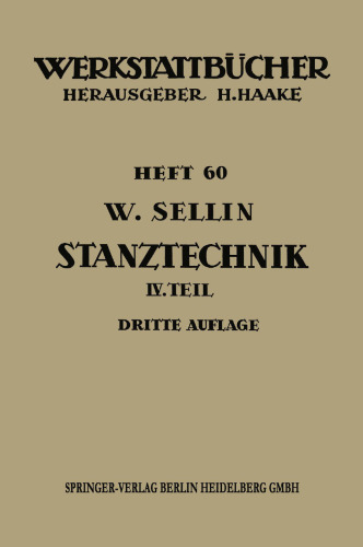 Stanztechnik: Formstanzen