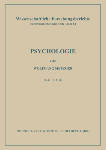 Psychologie: Die Entwicklung ihrer Grundannahmen seit der Einführung des Experiments