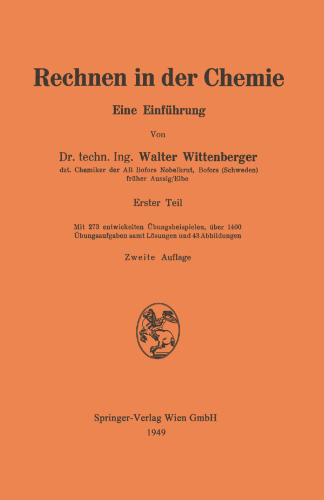 Rechnen in der Chemie: Eine Einführung