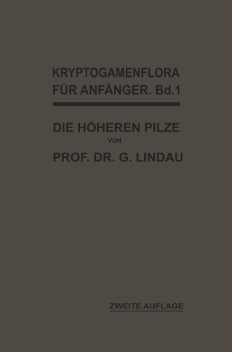 Die höheren Pilze (Basidiomycetes.)