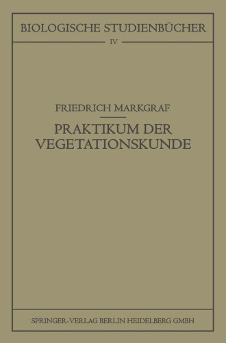 Kleines Praktikum der Vegetationskunde