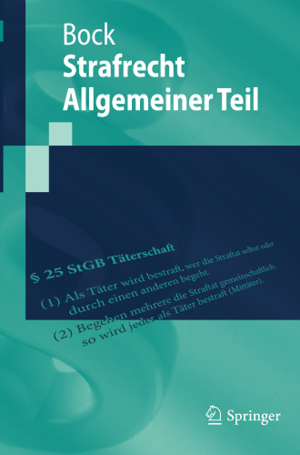 Strafrecht Allgemeiner Teil