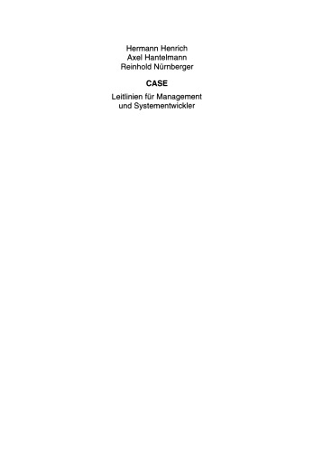 CASE: Leitlinien fur Management und Systementwickler