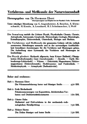 Die Dichte flüssiger und fester Stoffe