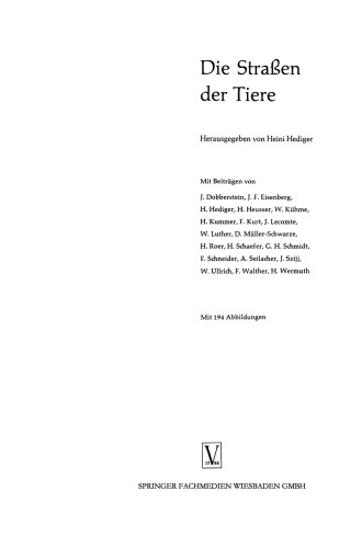Die Straßen der Tiere