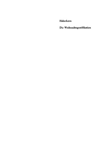 Die Weihnachtsgratifikation