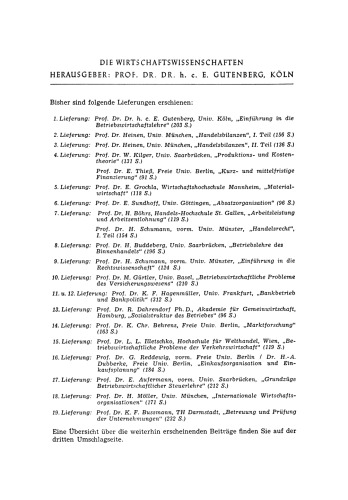 Betreuung und Prüfung der Unternehmungen