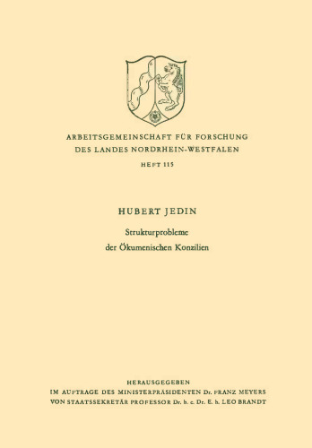 Strukturprobleme der Ökumenischen Konzilien