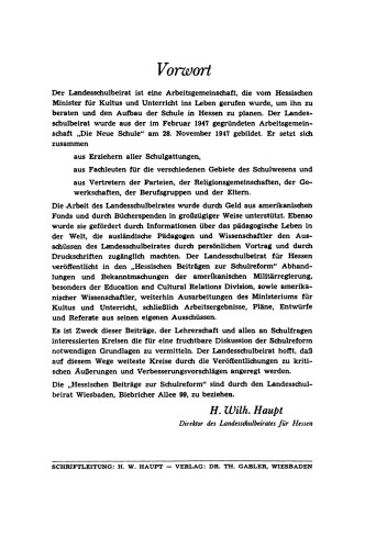 Schülerauslese oder Erziehungsberatung?