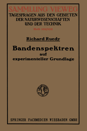 Bandenspektren: auf experimenteller Grundlage