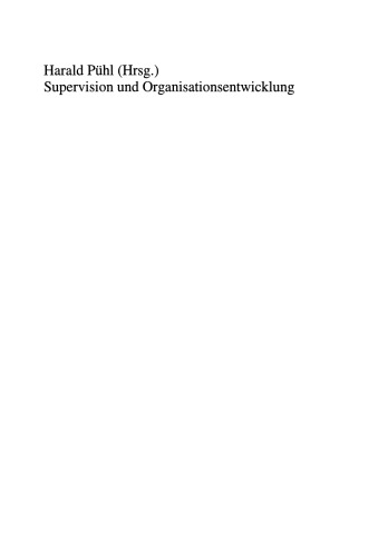 Supervision und Organisationsentwicklung