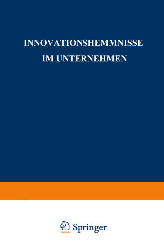 Innovationshemmnisse im Unternehmen