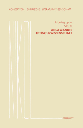 Angewandte Literaturwissenschaft