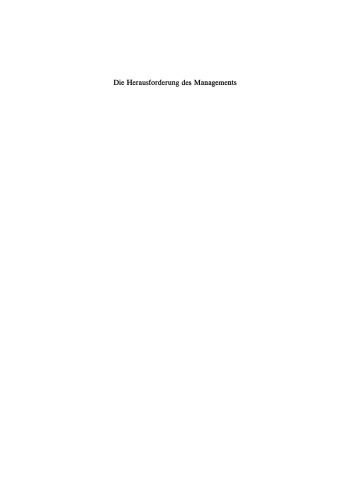 Die Herausforderung des Managements im internationalen Vergleich