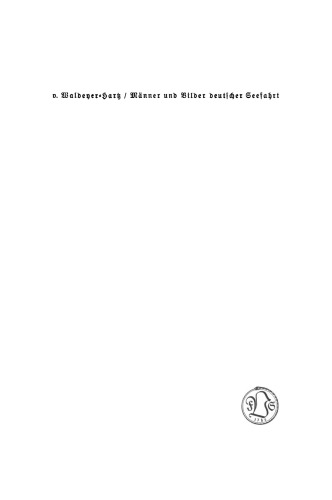 Männer und Bilder deutscher Seefahrt