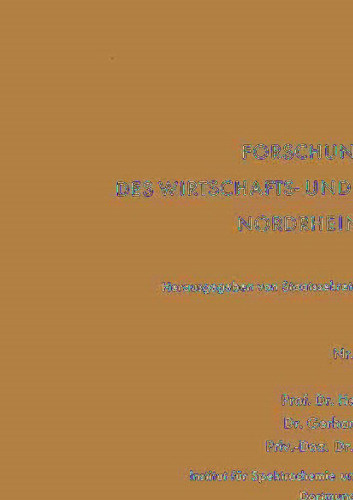 Kartei zur Dokumentation der Molekülspektroskopie