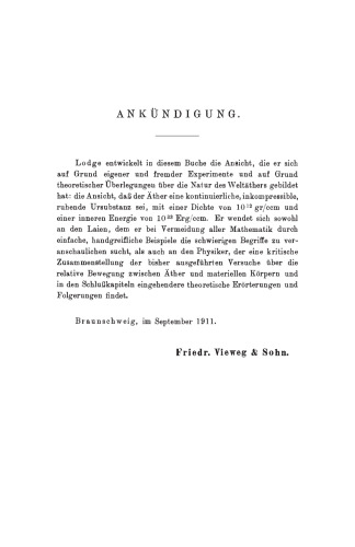 Der Weltäther
