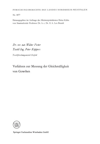 Verfahren zur Messung der Gleichmäßigkeit von Geweben