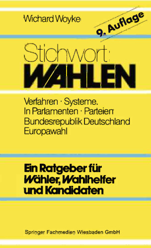 Stichwort: Wahlen: Wähler — Parteien — Wahlverfahren