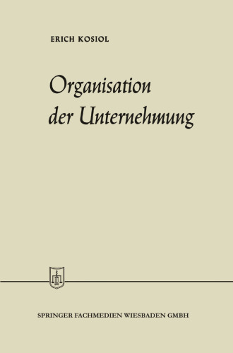 Organisation der Unternehmung