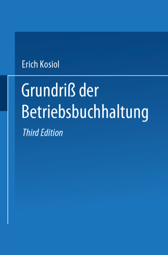 Grundriß der Betriebsbuchhaltung
