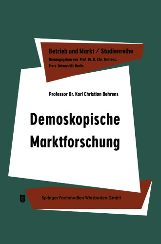 Demoskopische Marktforschung