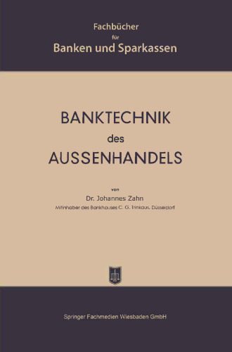 Banktechnik des Aussenhandels