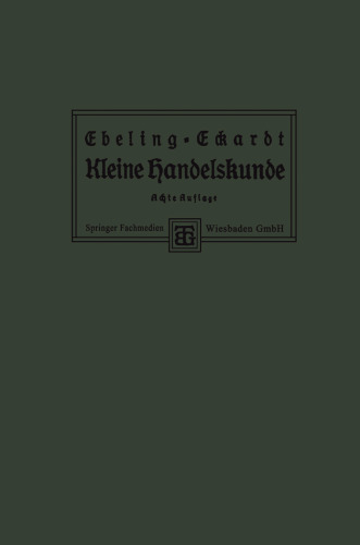 Kleine Handelskunde