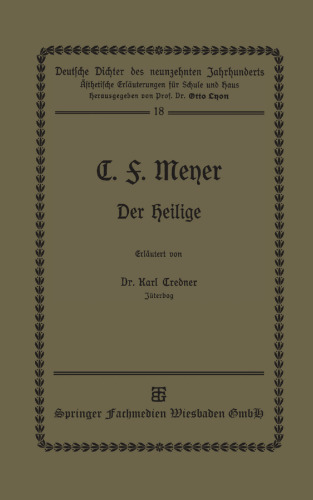 E. F. Meyer: Der Heilige