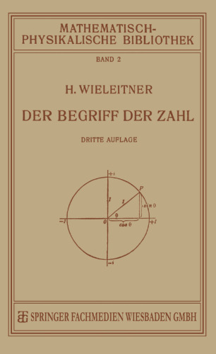 Der Begriff der Zahl in Seiner Logischen und Historischen Entwicklung