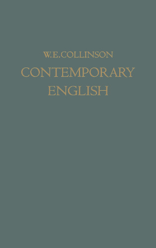 Contemporary English: A Personal Speech Record