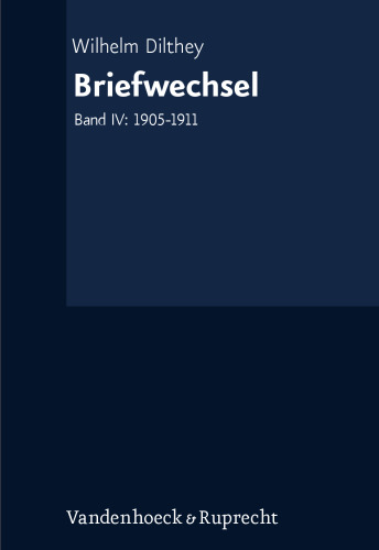 Briefwechsel: Band IV: 1905–1911