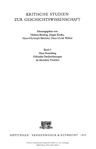 Politische Denkströmungen im deutschen Vormärz