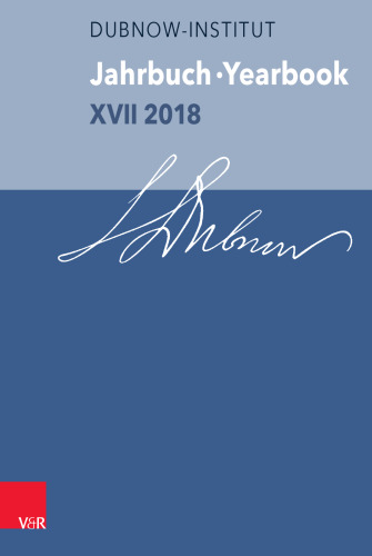 Dubnow Institute Yearbook XVII/2018