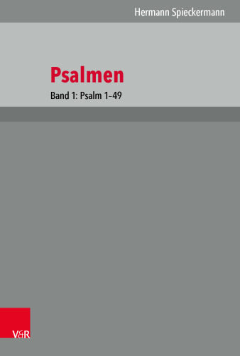 Psalmen: Band 1: Psalm 1-49
