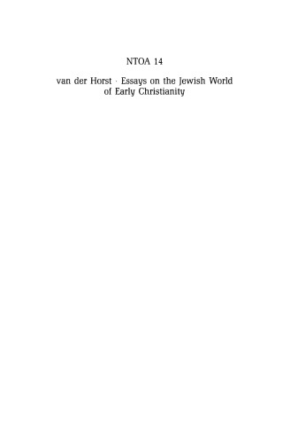 Essays on the Jewish World of Early Christianity