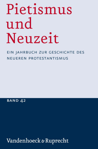 Pietismus und Neuzeit Band 42 – 2016