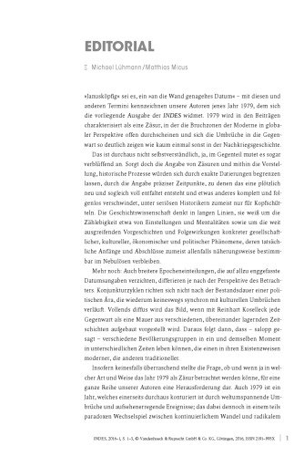 1979: Indes. Zeitschrift für Politik und Gesellschaft 2016 Heft 01