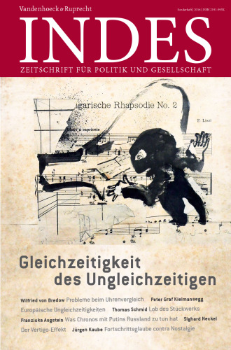 Gleichzeitigkeit des Ungleichzeitigen: INDES - Sonderheft