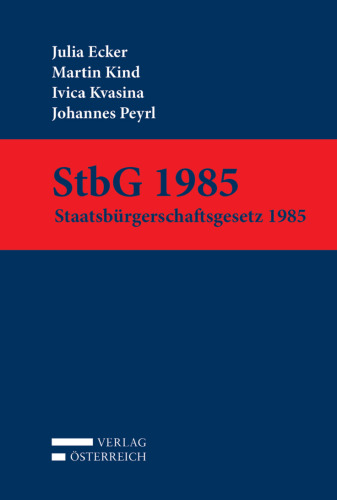 StbG 1985: Staatsbürgerschaftsgesetz 1985