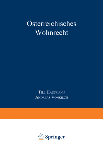 Österreichisches Wohnrecht: Kommentar MRG und WEG