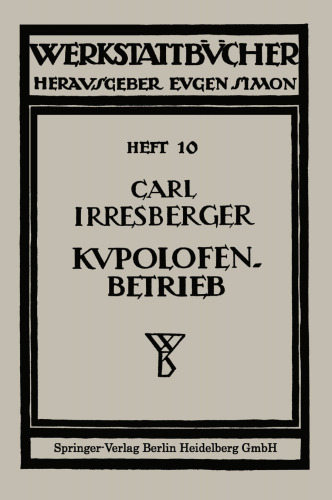 Kupolofenbetrieb